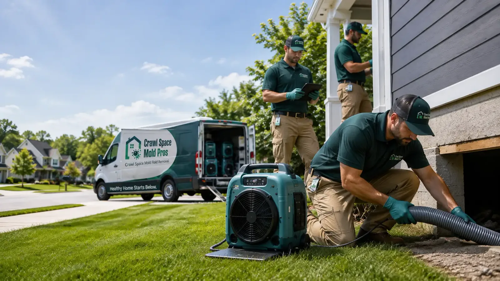Crawl Space Mold Removal in Windsor, IL